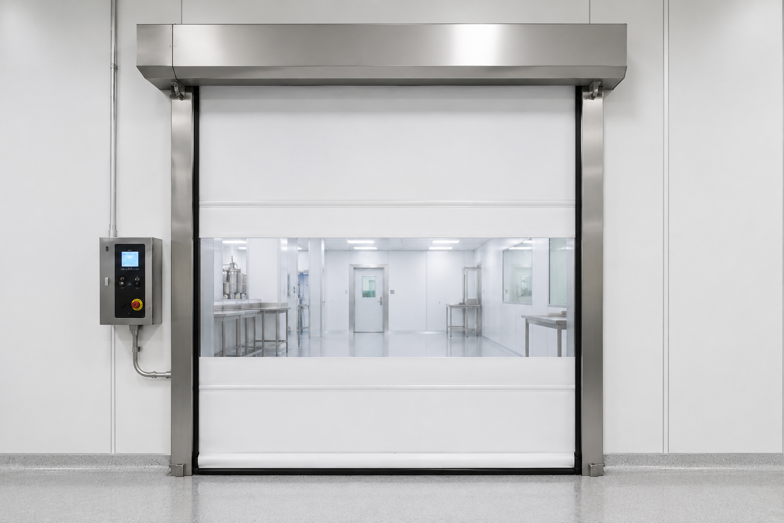 DynamicRoll® CLEANROOM CB 125 TM High Speed Doors - BMP Doors USA